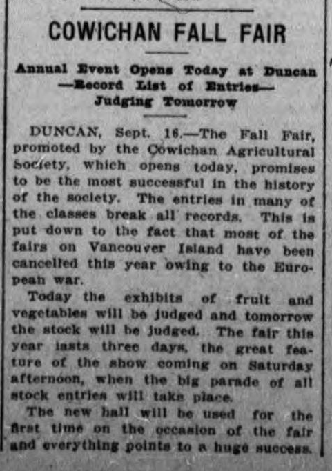 The Daily Colonist, September 17, 1914 | Michael R 